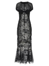The Attico Lace Tulle Dress