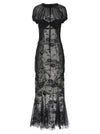 The Attico Lace Tulle Dress