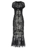 The Attico Lace Tulle Dress