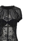 The Attico Lace Tulle Dress