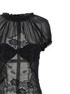 The Attico Lace Tulle Dress