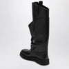 The Attico Black leather La Passeggiata boots