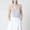 Roberto Collina Lilac tank top with gold trim