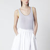 Roberto Collina Lilac tank top with gold trim