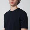 Roberto Collina Navy blue cotton knit