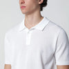 Roberto Collina White openwork cotton polo