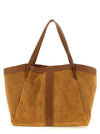 Twin Set Suede Shopping Bag