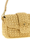 Twin Set Raffia Crossbody Bag