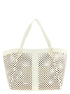Twin Set Openwork Leather Shopping Bag