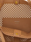 Twin Set Openwork Leather Shopping Bag
