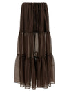 Twin Set Flounces Skirt