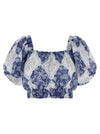 Twin Set Cropped Blouse