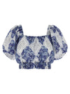 Twin Set Cropped Blouse