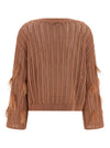 Twin Set Ostrich Feather Sweater