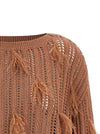 Twin Set Ostrich Feather Sweater