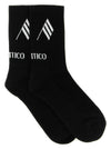The Attico Logo Intarsia Socks