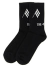 The Attico Logo Intarsia Socks