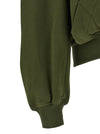 The Attico Green Fleece Hoodie