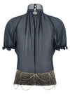 The Attico Jewel Embroidery Top