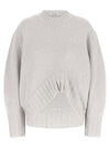 The Attico Asymmetrical Hem Sweater