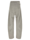 The Attico Asymmetrical Double Waist Trousers
