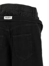 The Attico Crystal Insert Jeans