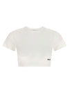 The Attico Bustier Crop T-shirt
