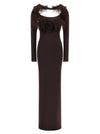 The Attico Feather Dress