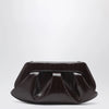 THEMOIRè Emera clutch in chocolate brown