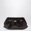 THEMOIRè Emera clutch in chocolate brown
