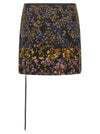 Dries Van Noten Patchwork Wrap Skirt