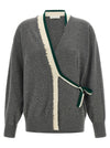 Dries Van Noten Toma Sweater With Crossed Closure