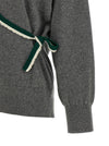 Dries Van Noten Toma Sweater With Crossed Closure
