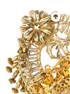 Dries Van Noten Antiqued Brass Brooch