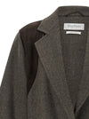 Max Mara Grey Brown Fenice Blazer