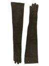Max Mara Estremo Suede Long Gloves