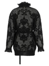 Twin Set Jacquard Yarn Sweater