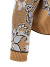 Twin Set Jacquard Wool Blend Sweater