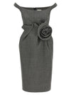 Magda Butrym 3d Flower Dress