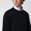 Roberto Collina Navy blue wool crew-neck sweater