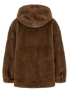 Lou Andrea Eco-fur Hooded Jacket