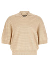 Jacquemus Le Polo Maille Chevron Polo Shirt