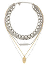 Paco Rabanne Collier 5 Rangs Necklace