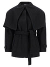 Jacquemus Black Le Caban Boléro Coat