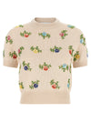Paco Rabanne Sweater With Beads Embroidery