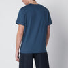 Parajumpers Blue regular-fit T-shirt with logo patch