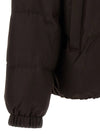 Yves Salomon Flannel Down Jacket With Mittens