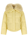 Army Yves Salomon Fur Insert Down Jacket