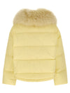 Army Yves Salomon Fur Insert Down Jacket