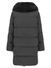 Army Yves Salomon Coat With Mittens